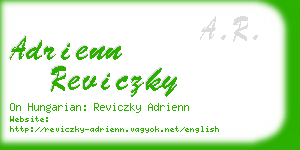 adrienn reviczky business card